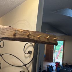 Custom Brand New Oak Live edge Coat Rack 