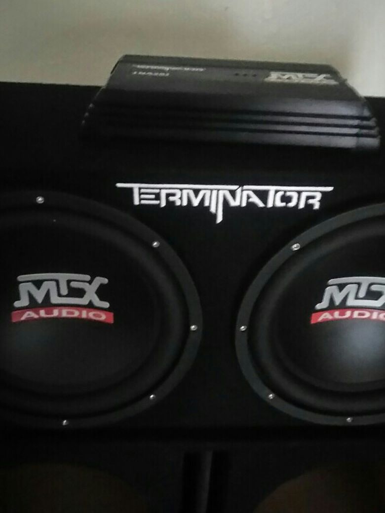 MTX 12-in Subs With Amplifier