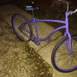 Purple Beach Cruiser