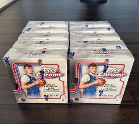 2025-26 Topps Chrome NBA Basketball Mega Box Factory Sealed
