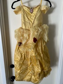 Disney Store Princess Belle Dress Halloween Costume Girls 7/8