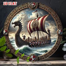 Guardian of the North: Viking Longship Medallion
