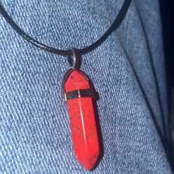 Jasper Crystal Necklace 