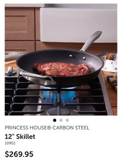 Princess House Carbon Steel 12" Skillet