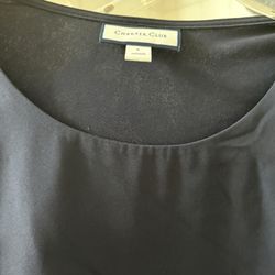 Navy Charter Club Sleeveles Top