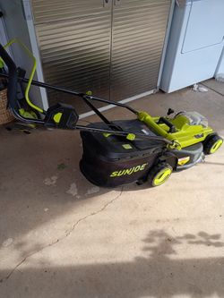 Sunjoe Mower Weed eater Blower