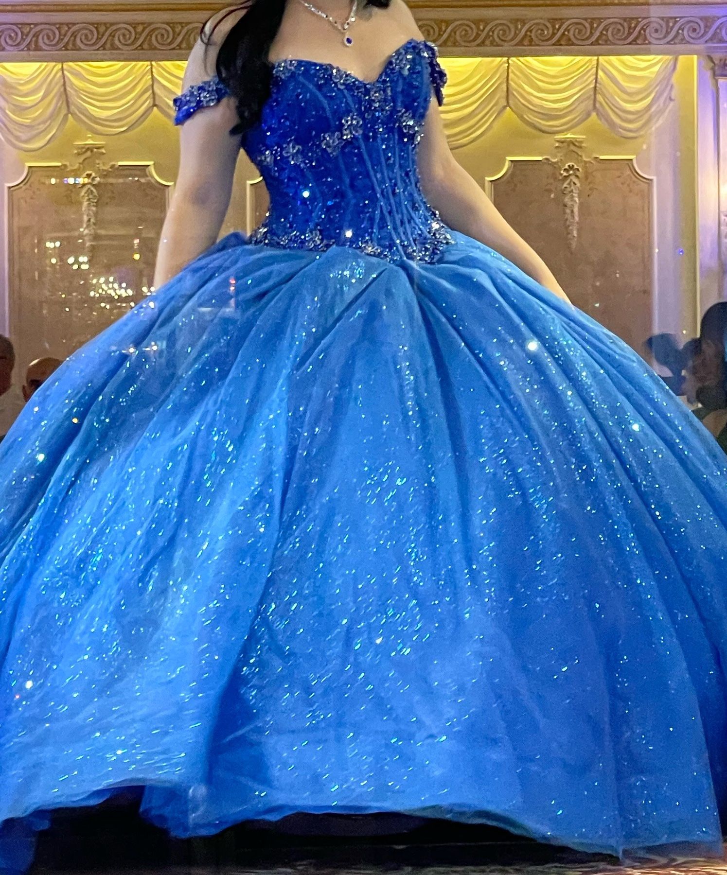 Royal Blue Sweet 16 Or Sweet 15 Dress Size 10