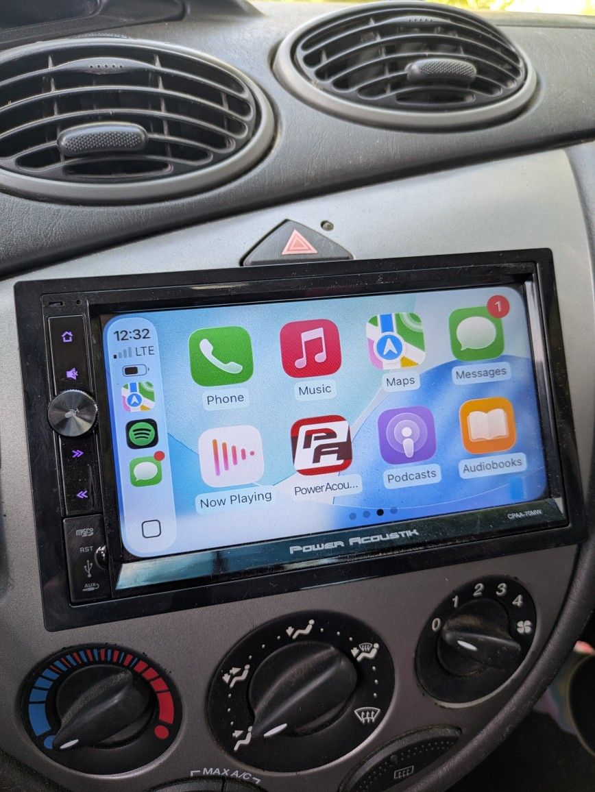 Power Acoustik Double Din Radio 