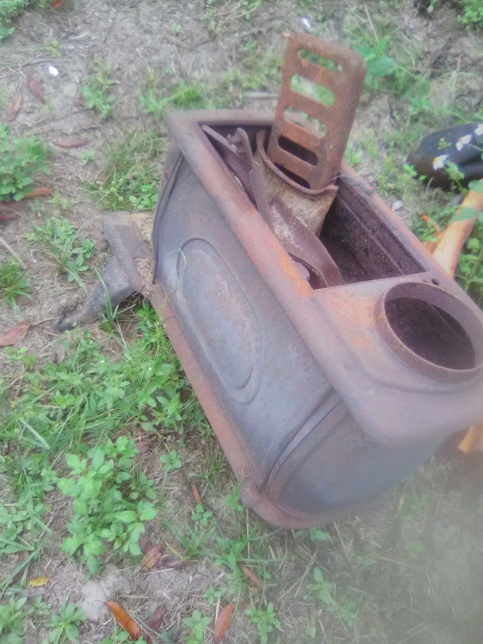 Iron wood stove
