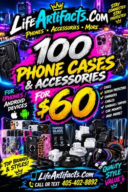 Cases & Accessories 100 Items 60 Bucks