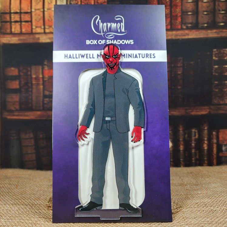 Charmed Box of Shadows Halliwell Manor Miniatures Belthazor Acrylic Standee