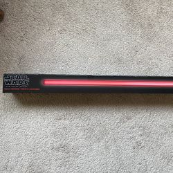 Star Wars Red FX Lightsaber Asajj Ventress Disney Collectible 