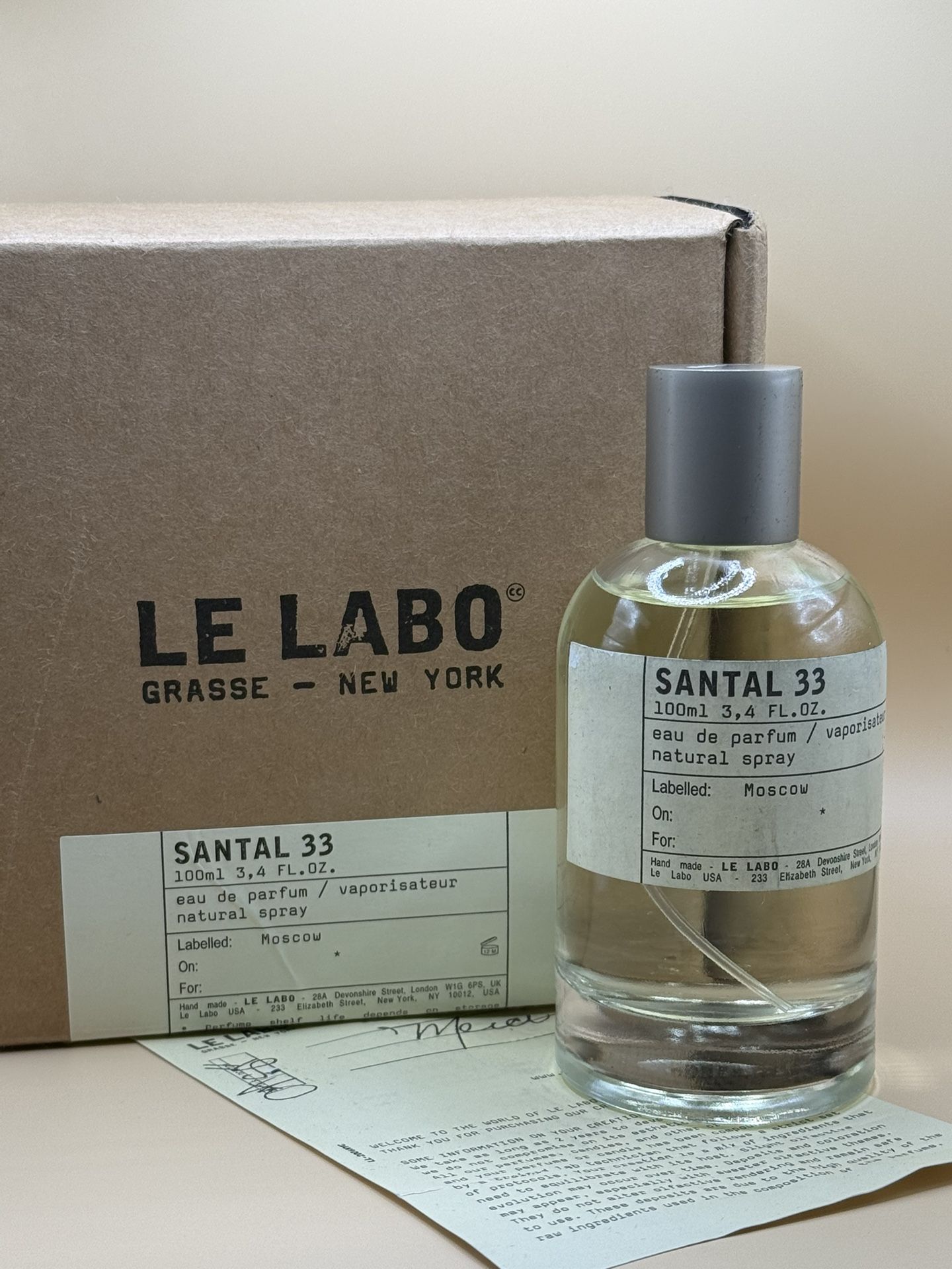 LE LABO Santal 33 – Long Lasting Fragrance