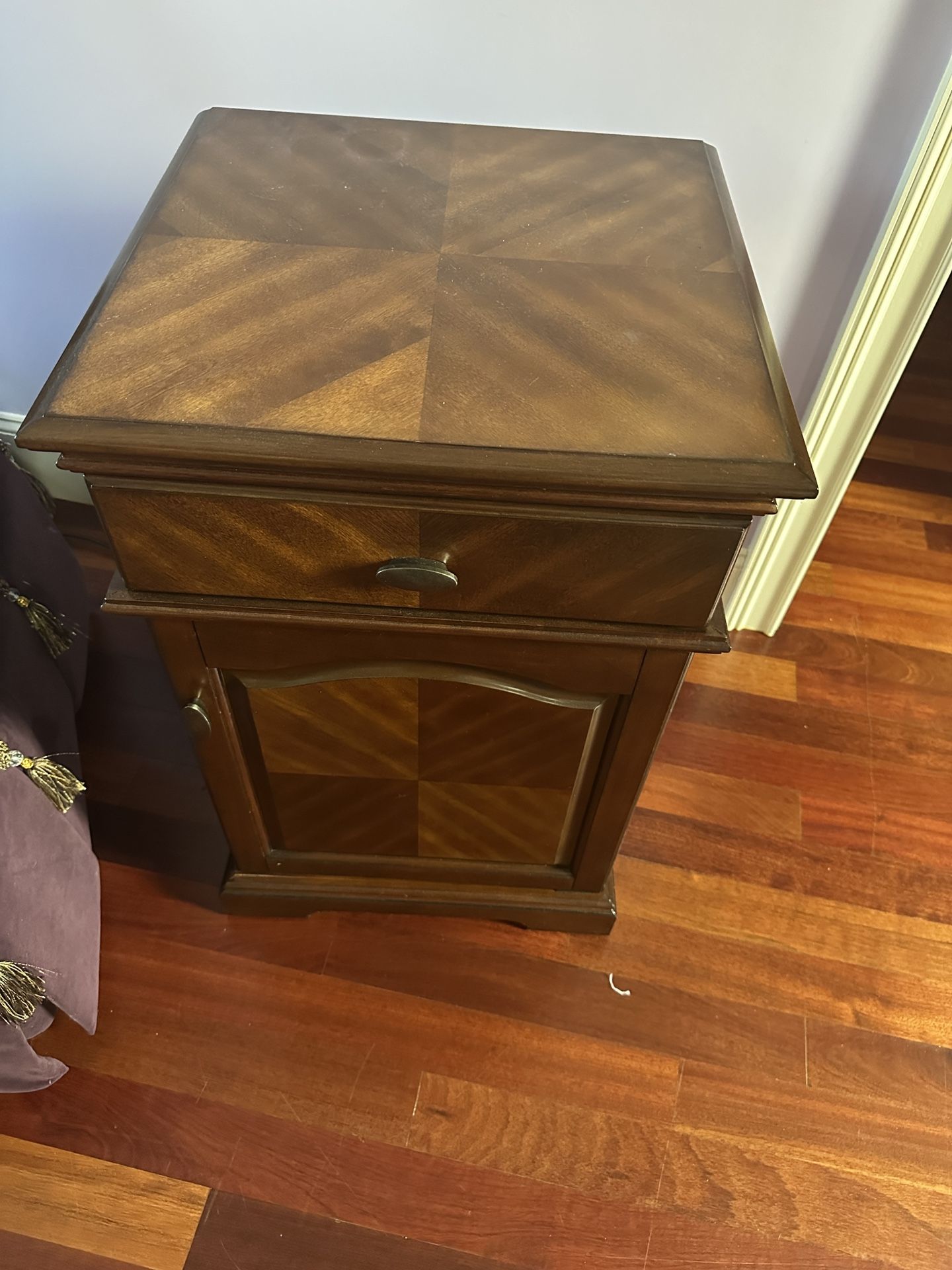 Mini wooden fridge