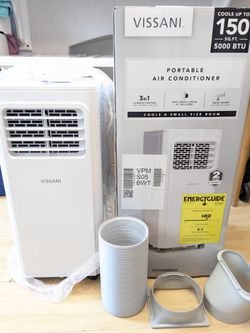 Vissani 5,000Btu PORTABLE 3 in 1 Window Unit