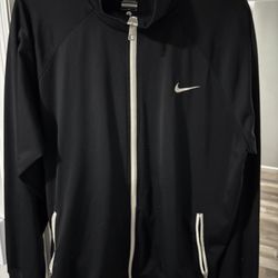 NIKE Mens Retro Track Jacket L Full Zip VTG 90s Y2K Windbreaker Streetwear Rare