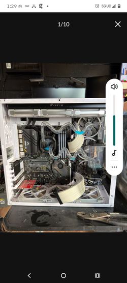 Custom gaming pc w monitor