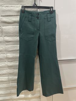 New With Tags Designer Maeve Anthropologie Green Pants