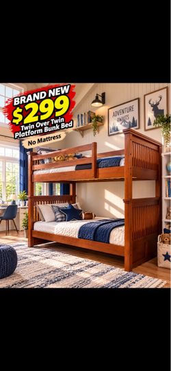 Twin Over Twin Bunk Bed