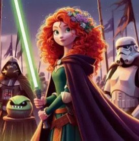 Merida Star War Disney 5D Diamond Painting