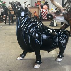 Bull  Fat small  Aluminum Statue!!!!!