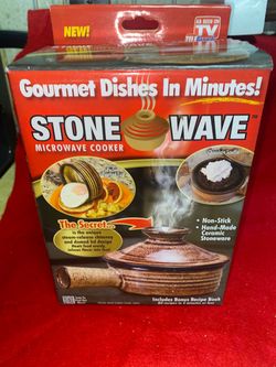 As Seen On TV Stoneware Microwave Cooker