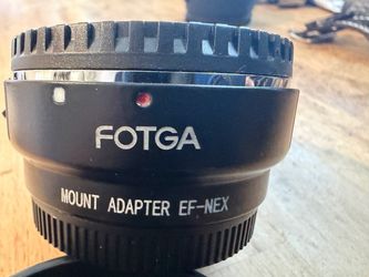 Canon EF to Sony E mount adaptor Fotga