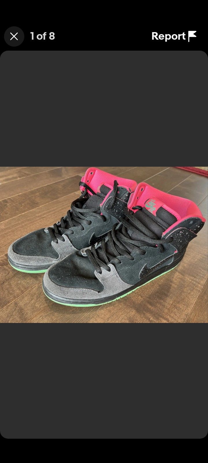 Nike SB Dunk High Pro Northern Lights Size 13