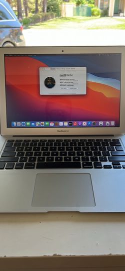 13.3” MacBook Air laptop computer macOS 11.7.11 (2014)