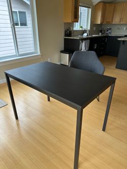 Ikea black table