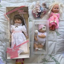 Rare Vintage Dolls 1980s Zapf and Bundle of Joy IN BOX UNOPENED