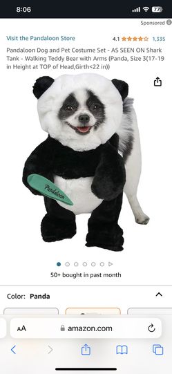New Pantaloon Pet Costume