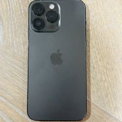 Apple i phone 14 pro max 256 GB ( Space Black )