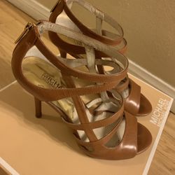 Michael Kors Heels Size 7 Tan 