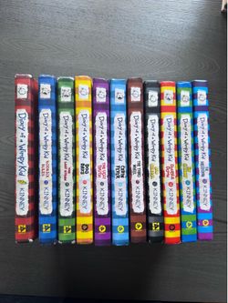 Diary of a Wimpy Kid  book lot- 11 books