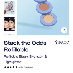 NEW Alleyoop Sunkissed Crème Blush/Bronzer Stack