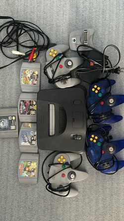 Nintendo 64 Console Bundle with Games and Controllers