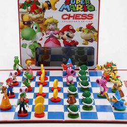 Super Mario chess set