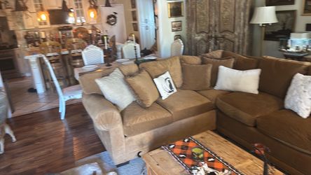 Chenille down couches