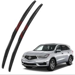 Genuine OEM Front Windshield Wiper Blades For 2014-2020 Acura MDX Full Series
