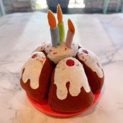 IKEA Mini Felt Chocolate 🍫 Birthday Cake 🎂 For Pretend Tea Parties, Birthday Gift, and Pretend Kitchen