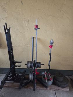 Gym Equipment Weights, Rack, Weight Stand, Bars