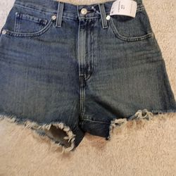 Women's Levis High Waisted Mom Shorts