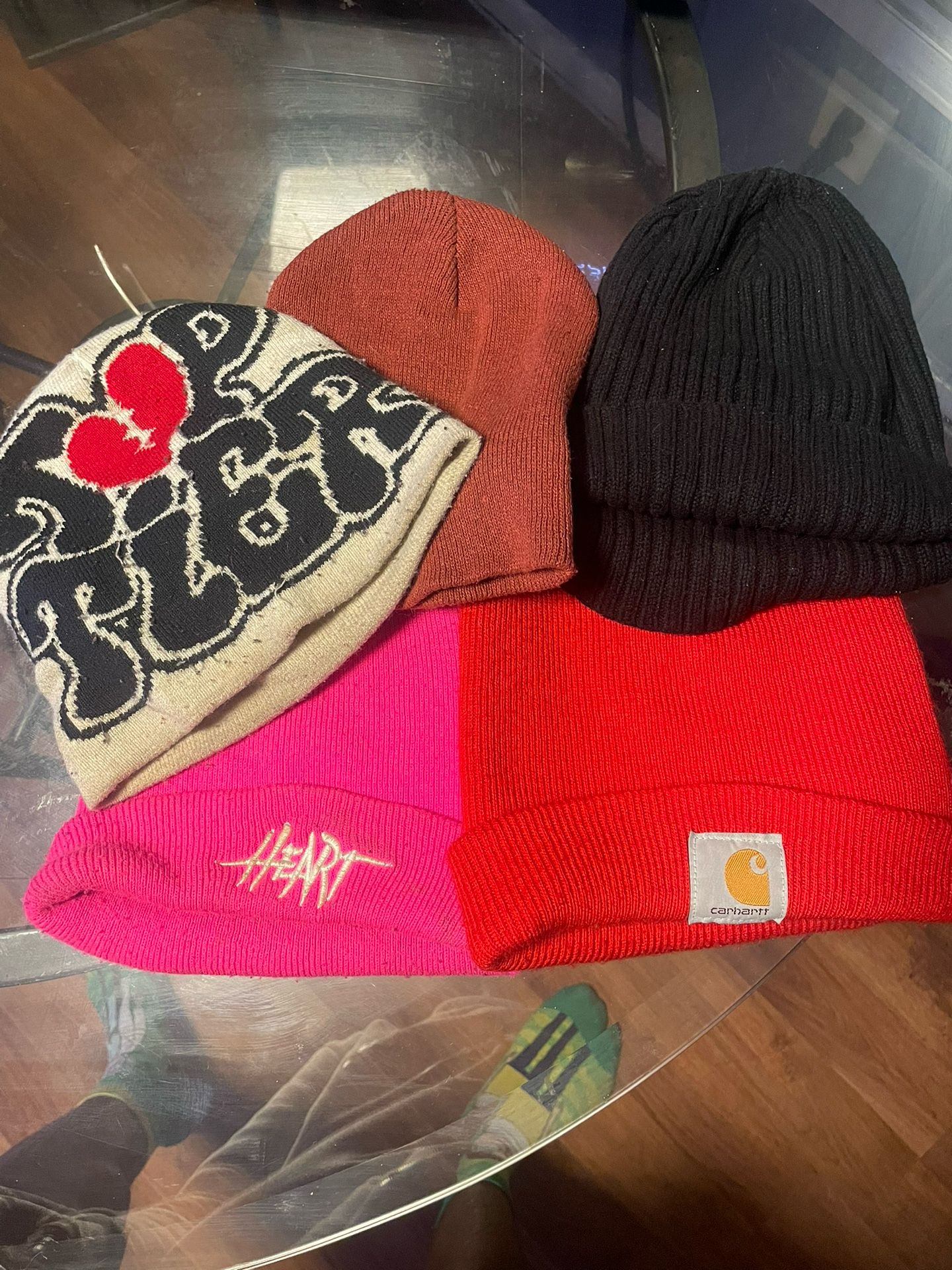 5 pc Beanie Set