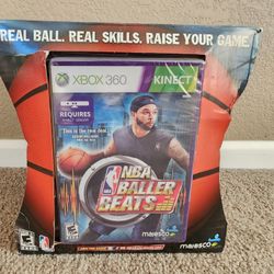 Sealed NBA Baller Beats with Basketball for XBOX 360