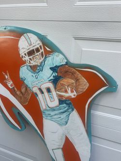 Custom Made Dolphin Sign, perfect for the man cave or sports room or out to our patio area!