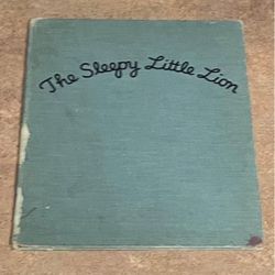 The Sleepy Little Lion, Vintage book 1947