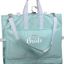 WallyBags Women's 66” Premium Tri-fold Carry on Destination Wedding Dress Travel Bag

