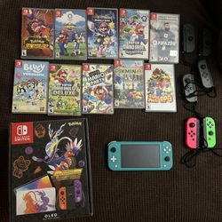 Nintendo SWITCH Bundle CONSOLE AND GAMES