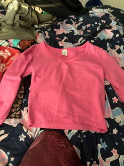 Pink crop top